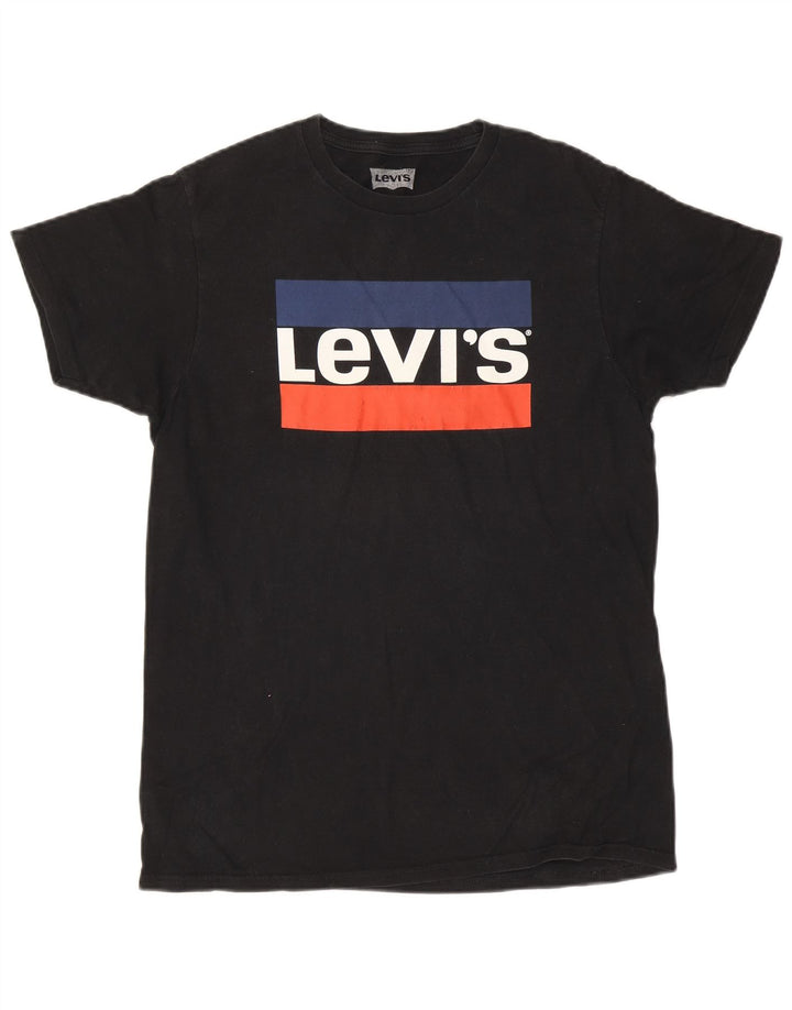 T-shirt grafica da uomo Levi's Top nera media