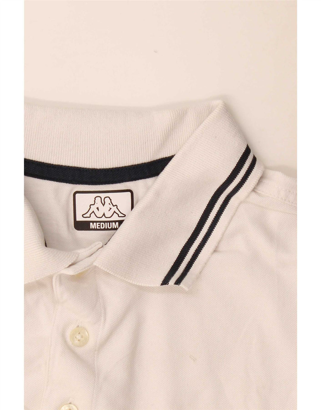 Polo Uomo KAPPA Cotone Medio Bianco