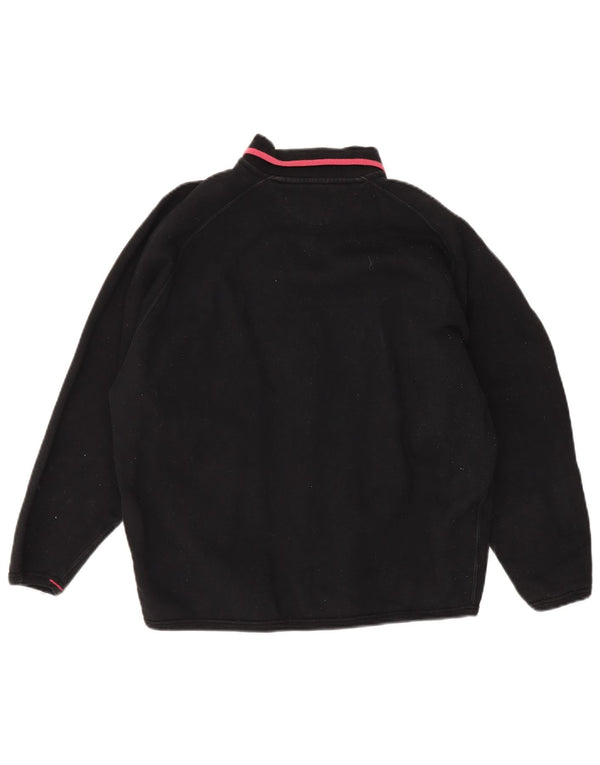 BEST COMPANY Womens Oversized Graphic Sweatshirt Jumper UK 16 Large Black