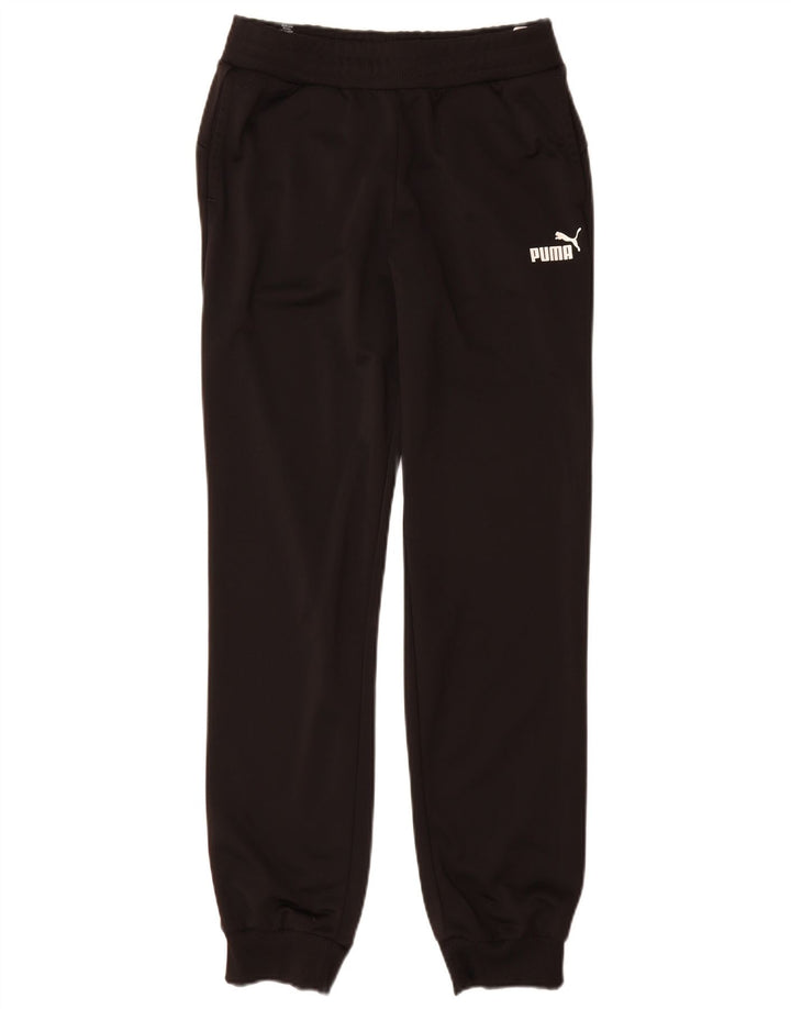 Pantaloni da tuta da uomo Puma Joggers piccoli in poliestere nero