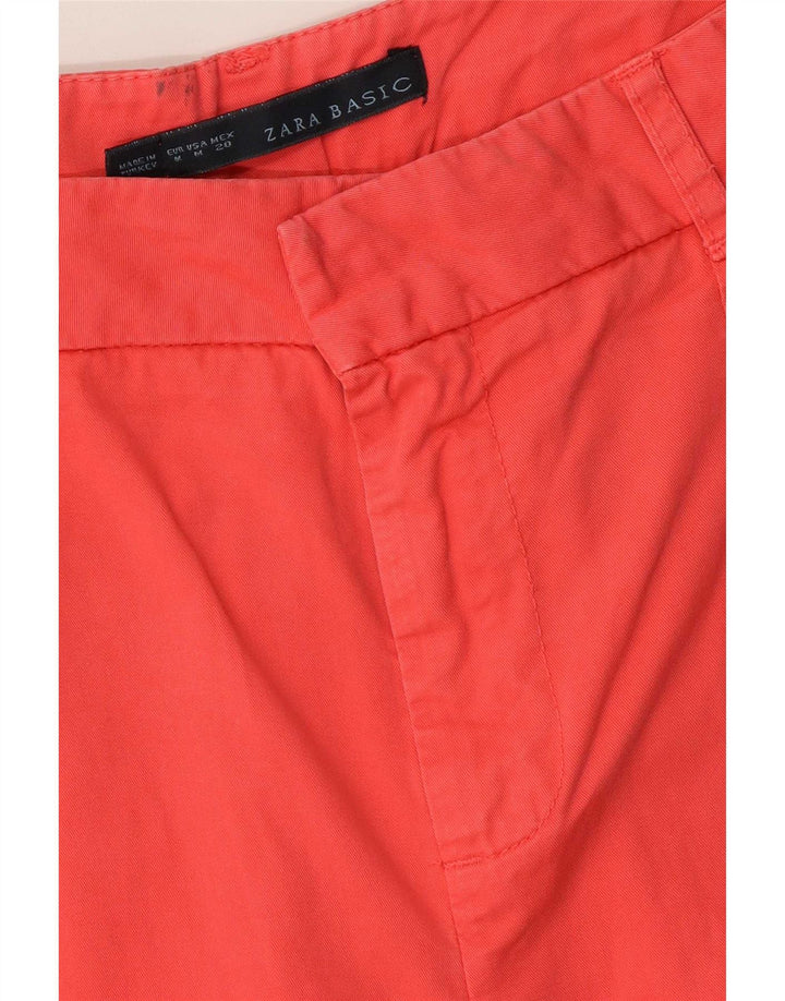 Pantaloni chino con pegging da donna Zara medi W28 L26 Rosa