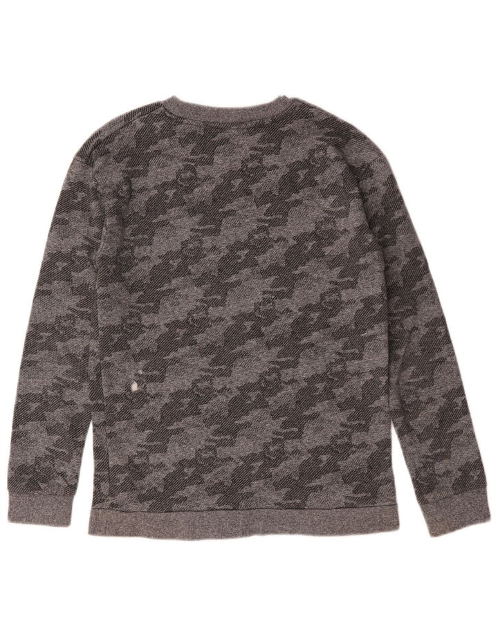 Felpa da bambino Marks & Spencer 12-13 anni in cotone mimetico grigio