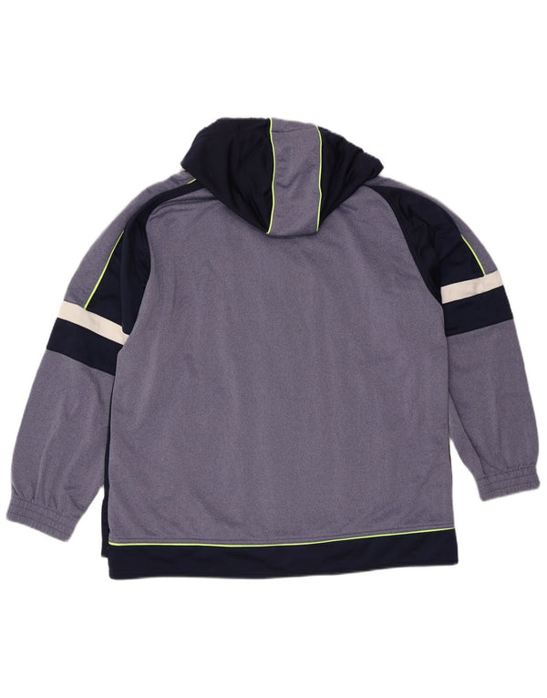 Giacca da tuta da uomo con cappuccio Diadora UK 38 Small Blue Colourblock