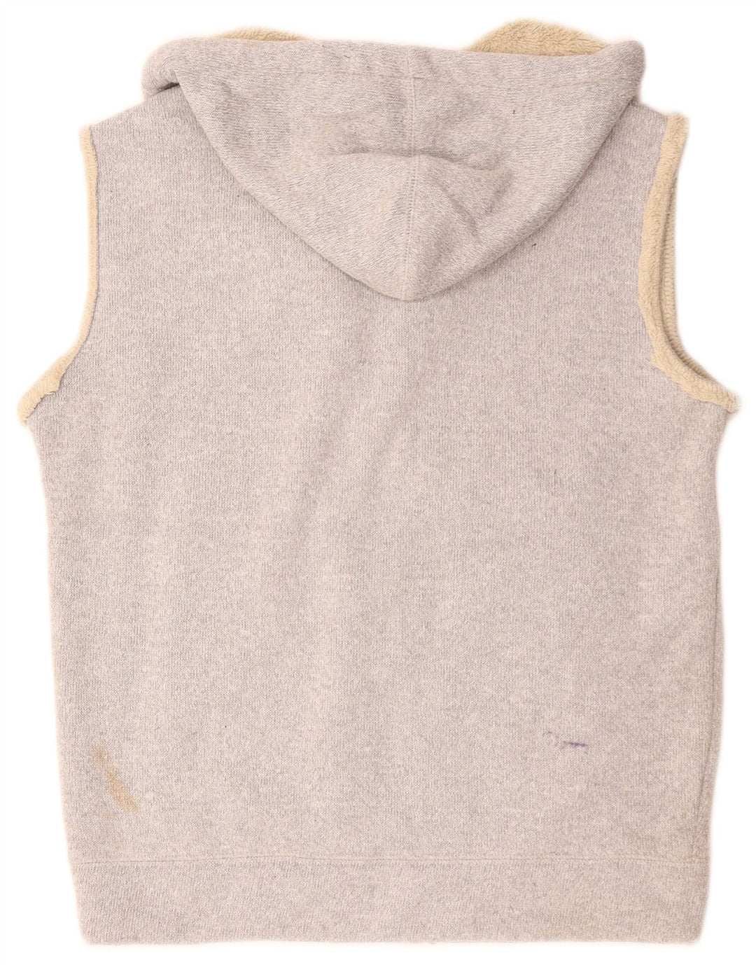 BILLABONG Maglione con cappuccio e zip senza maniche da uomo piccolo poliestere grigio