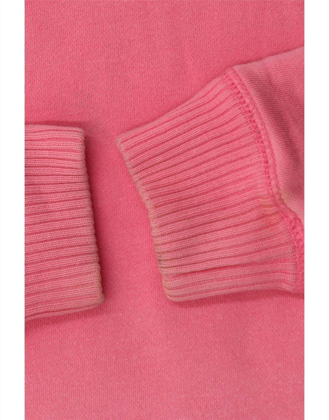 JACK WILLS Felpa con cappuccio grafica da donna UK 12 Cotone rosa medio