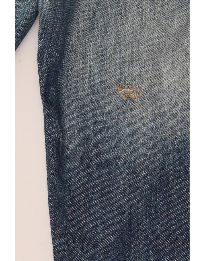 Pantaloncini di jeans Bermuda da donna Calvin Klein W26 piccoli in cotone blu