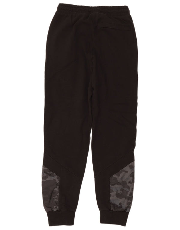 Pantaloni da tuta da uomo Puma Joggers piccoli in cotone mimetico nero