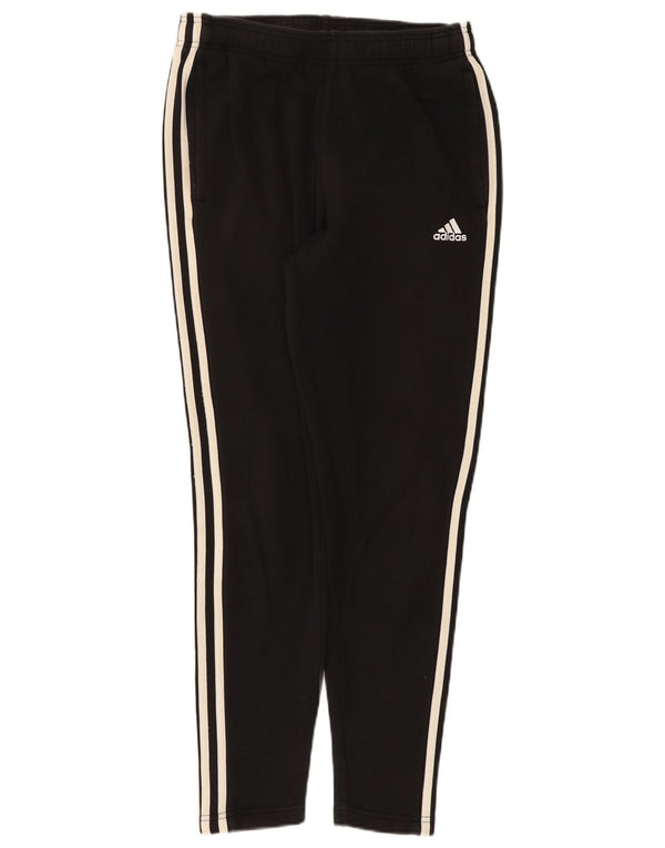 Adidas Mens Tracksuit Trousers Medium Black Cotton