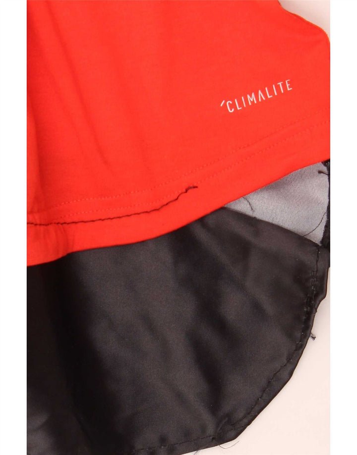 Canotta Adidas Lash Graphic da uomo, poliestere color block rosso medio