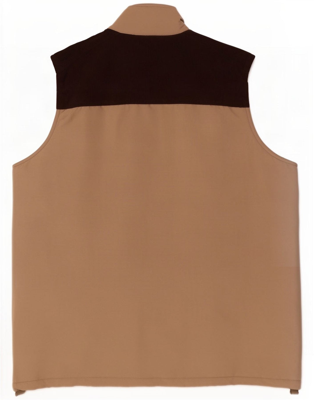 Cotton Traders Gilet multiuso da uomo UK 40 Large Beige Colourblock Poliestere