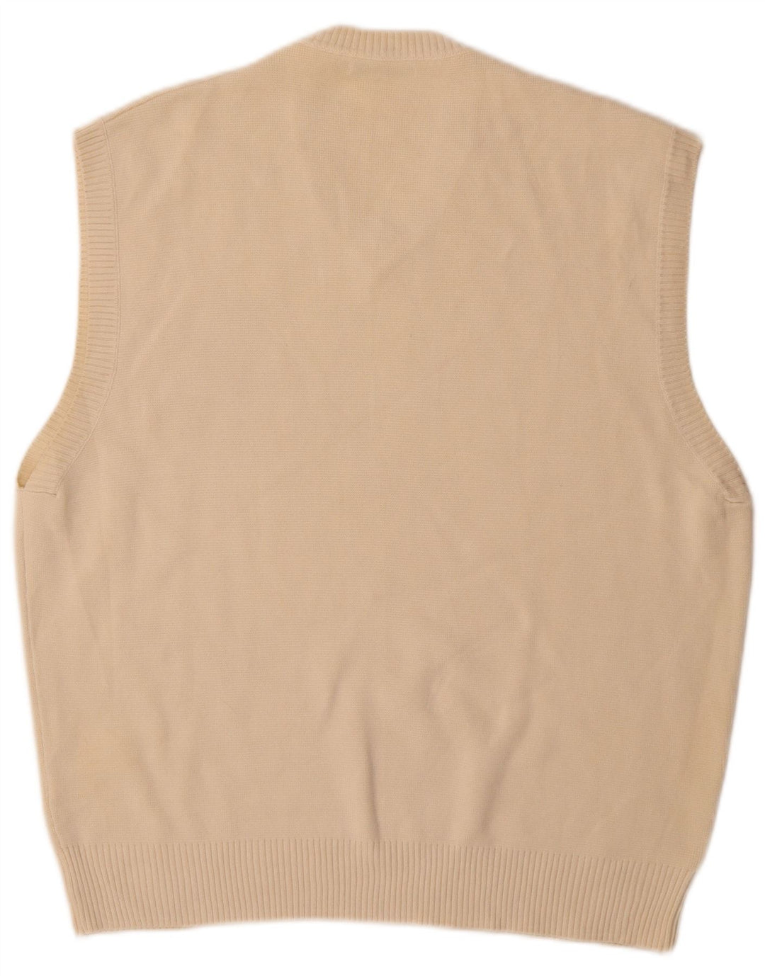 Canottiera da uomo Zara Canotta grande in cotone beige