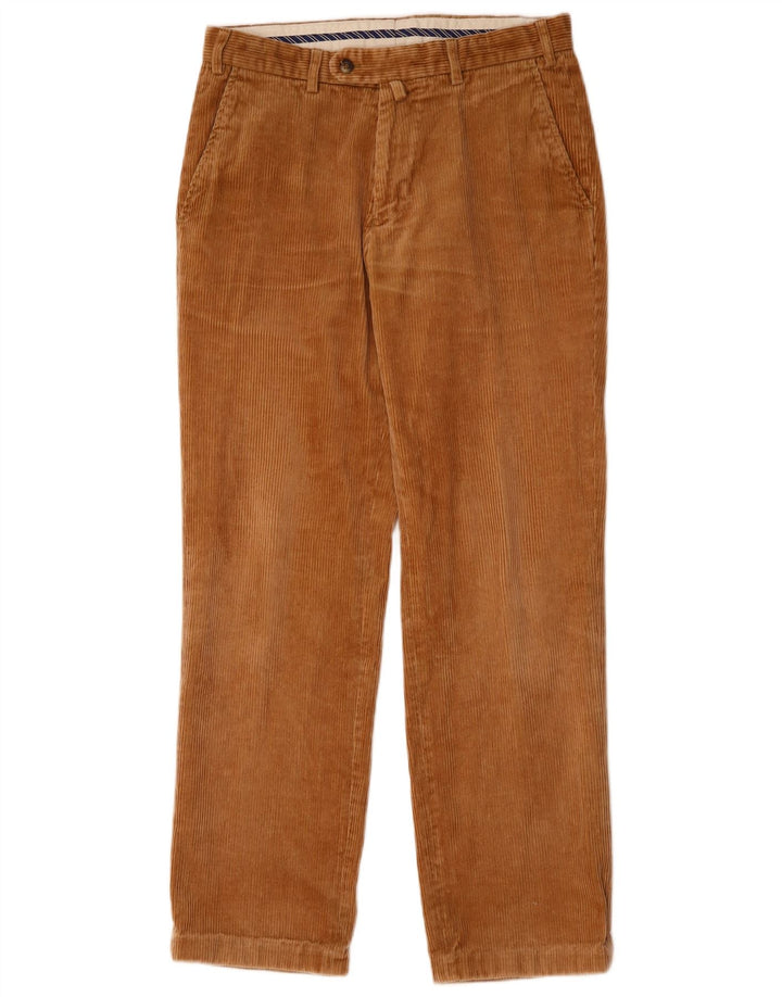 Gant Pantaloni dritti da uomo in velluto a coste regolari IT 46 Small W30 L30 Marrone