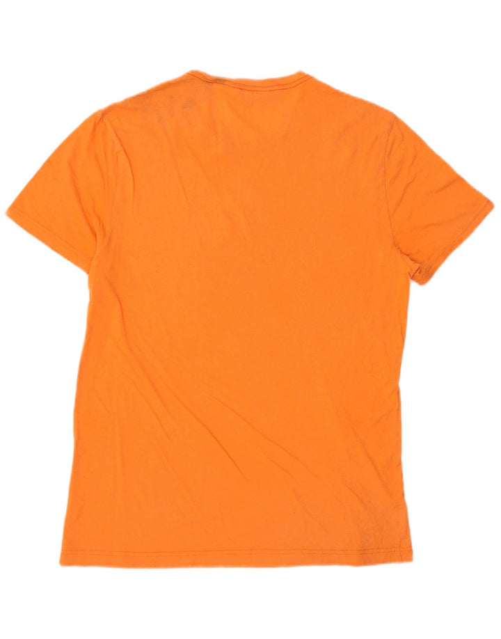T-shirt grafica da uomo Penguin Top in cotone arancione medio
