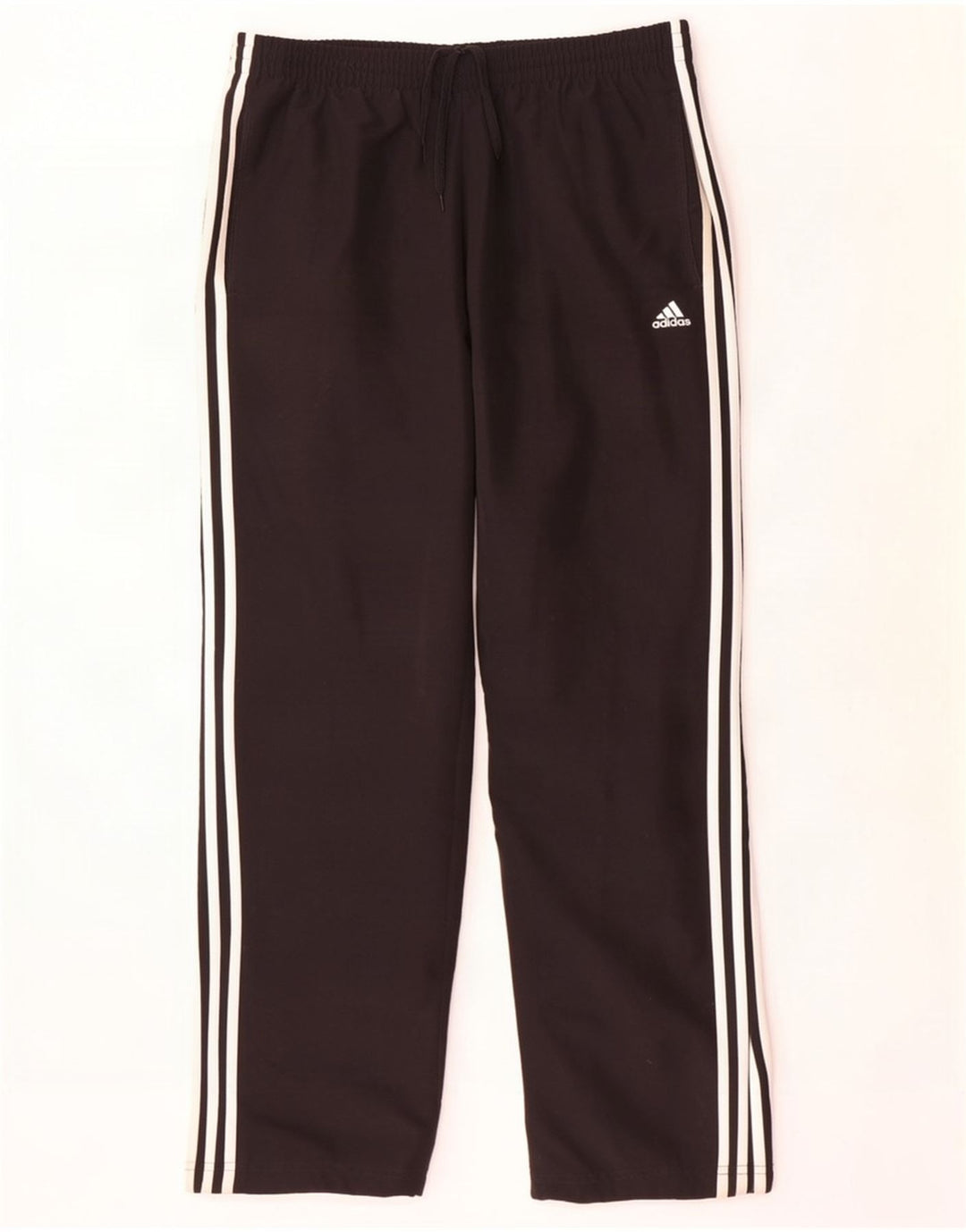Pantaloni da tuta Adidas Climalite da uomo grandi in poliestere nero