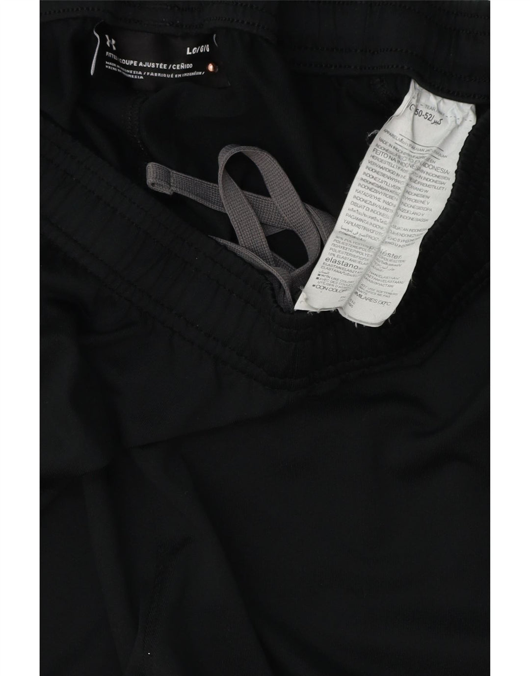 Pantaloni da tuta da uomo Under Armour grandi in poliestere nero