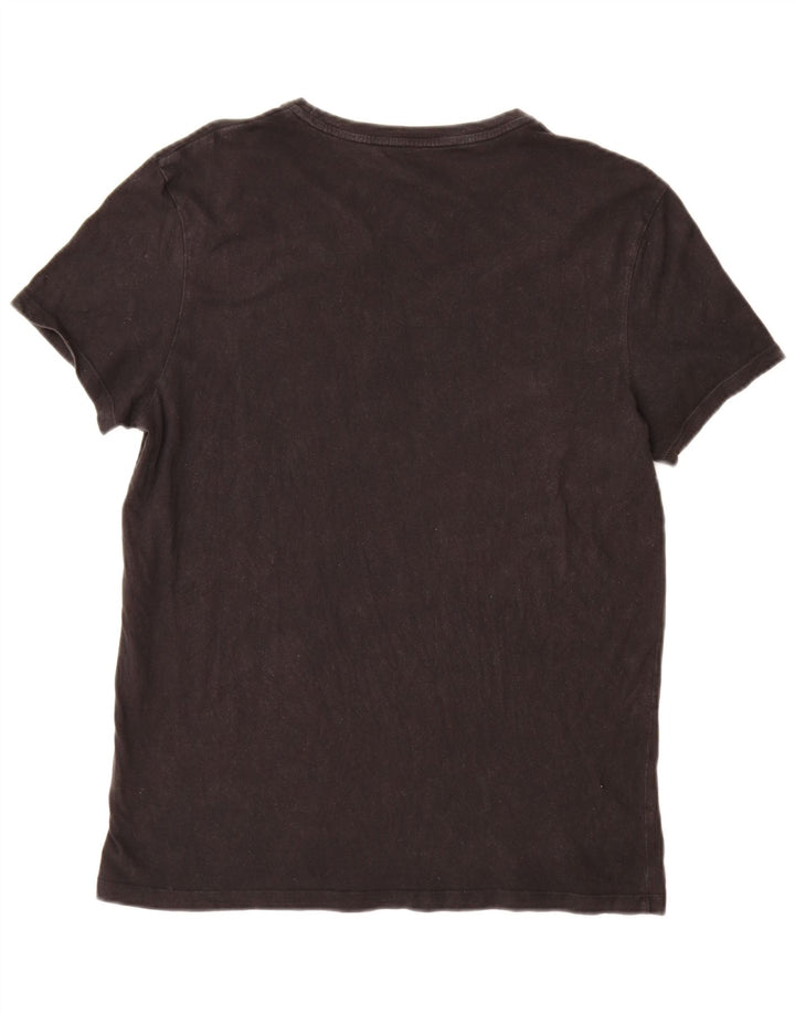 T-shirt da donna Jack Wills Top UK 16 grande cotone nero