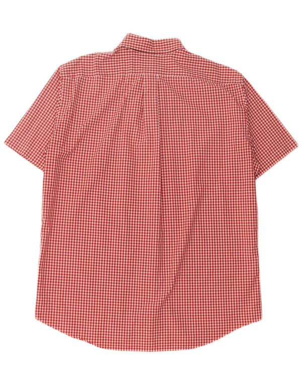 Polo Ralph Lauren Mens Ellington Short Sleeve Shirt Large Red Gingham