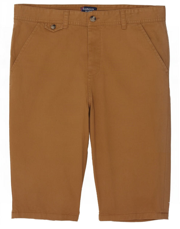 Bermuda da uomo Kangol Large W36 in cotone beige