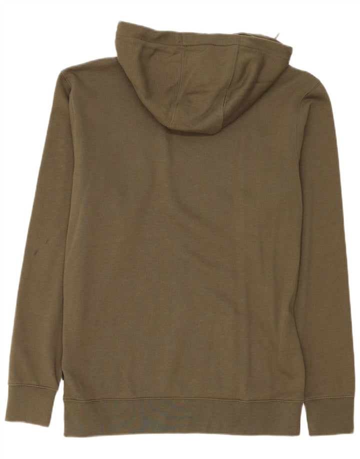 Felpa con cappuccio grafica da uomo Vans Small in cotone kaki