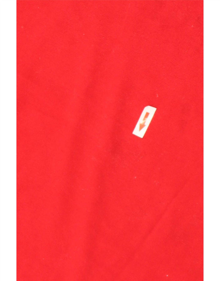 T-shirt grafica da uomo Adidas Top in cotone rosso medio