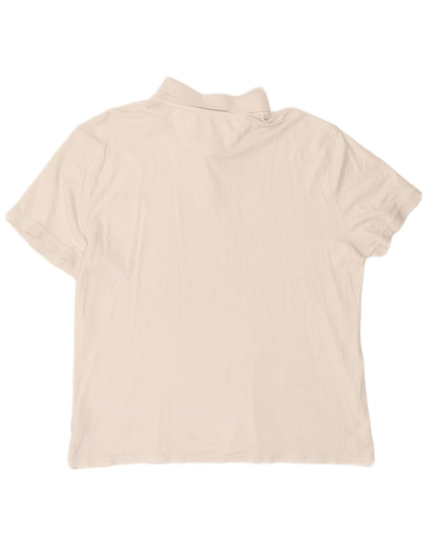 Polo da uomo Calvin Klein 2XL in cotone bianco