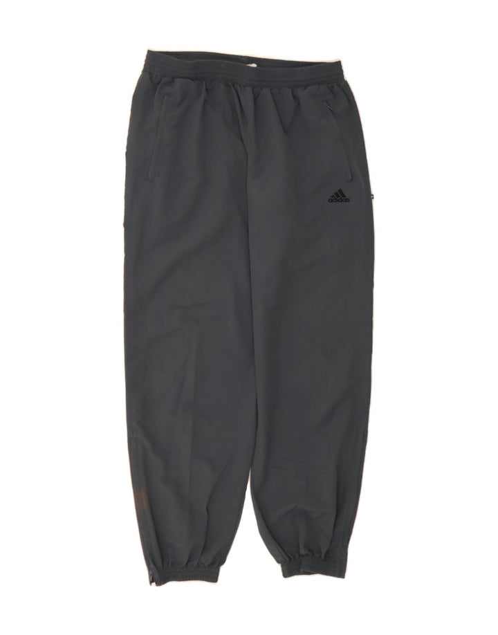 ADIDAS Mens Tracksuit Trousers Joggers Large  Grey Polyester Vintage Adidas and Second-Hand Adidas from Messina Hembry 