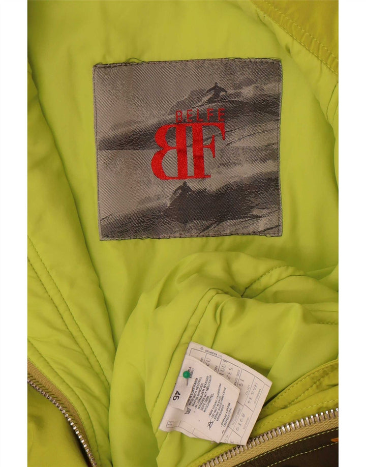 Giacca da sci oversize da donna Belfe IT 46 Large Verde Floreale Poliestere