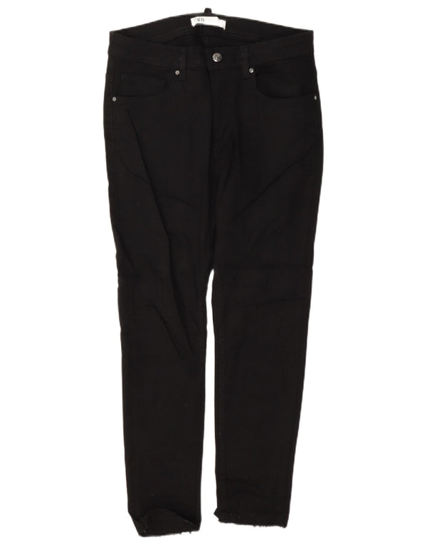 Jeans slim da uomo Zara EU 38 Small W30 L25 cotone nero