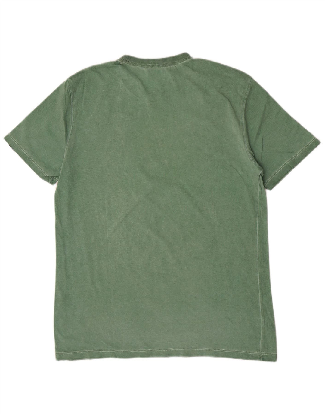 T-shirt grafica da uomo Gas Top in cotone verde medio