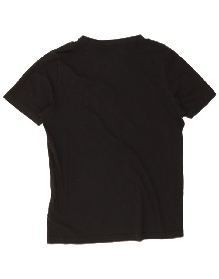 T-shirt grafica da uomo Puma Top Small in cotone nero