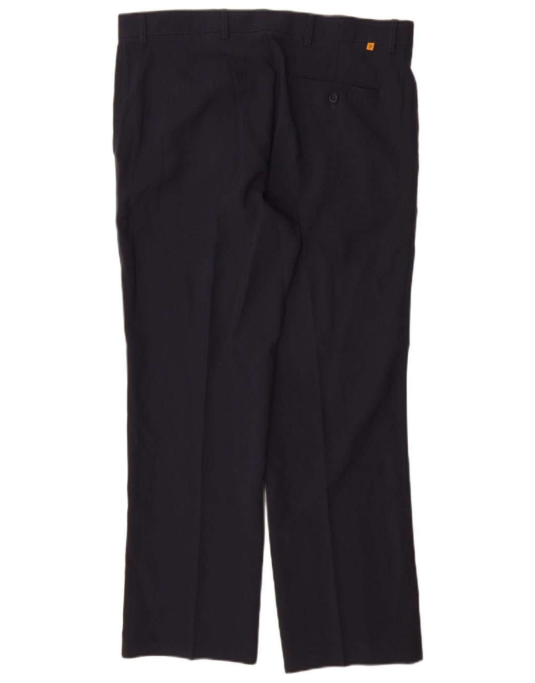 Pantaloni chino dritti da uomo Farah W36 L29 poliestere blu navy