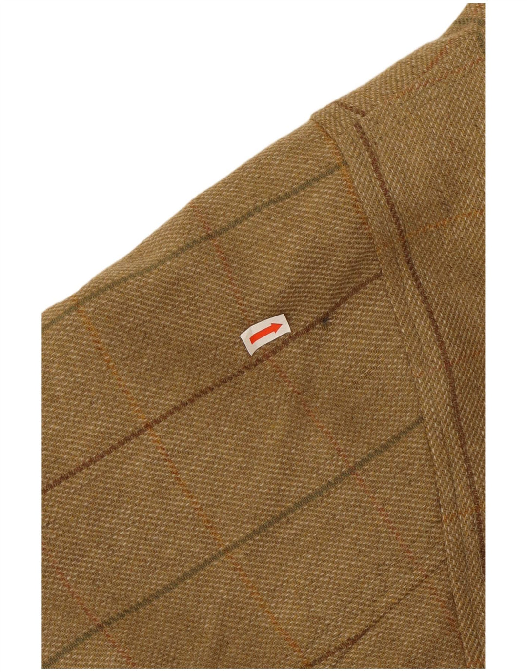 Barbour Uomo Berwick Giacca comoda vestibilità ampia UK 44 2XL Lana a quadri kaki