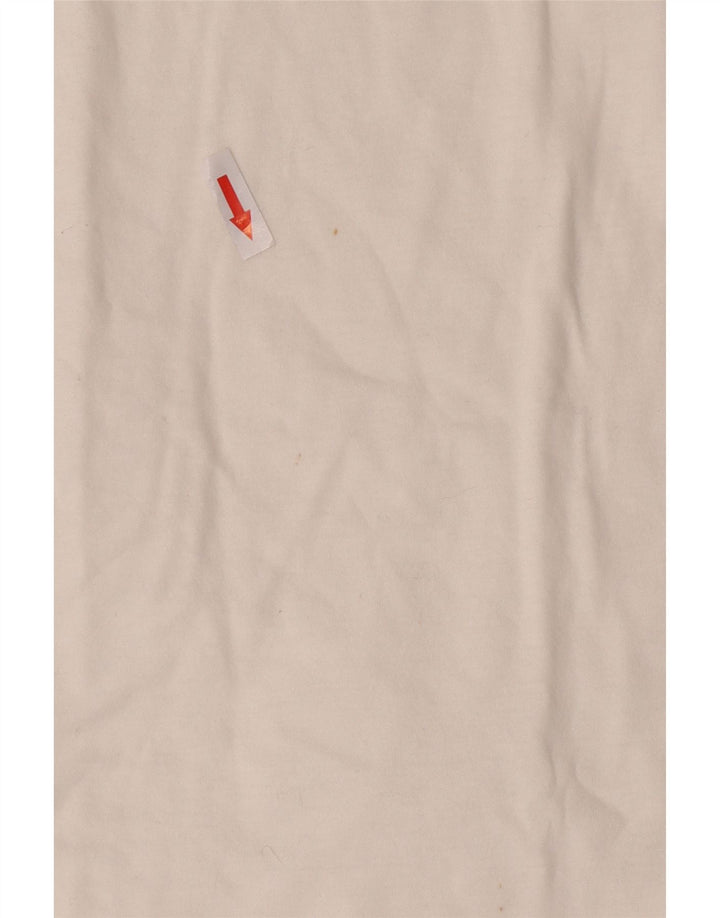 T-shirt grafica da donna vintage Top IT 44 cotone bianco medio