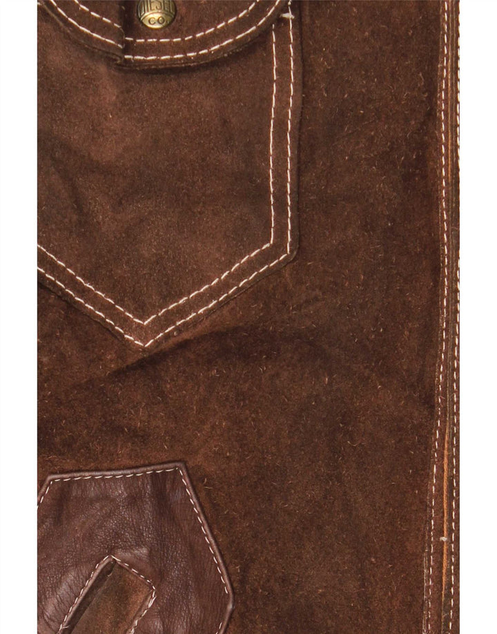 Giacca reversibile da uomo Diesel UK 40 grande pelle scozzese marrone