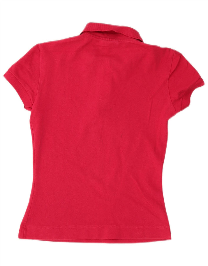 Polo da donna Lacoste taglia 36 piccola in cotone rosso