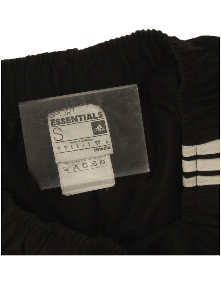 Pantaloncini sportivi Adidas da uomo piccoli in poliestere nero