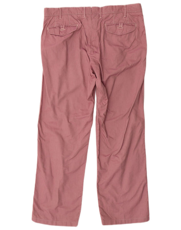 Pantaloni chino dritti da uomo Massimo Dutti W34 L30 Rosa