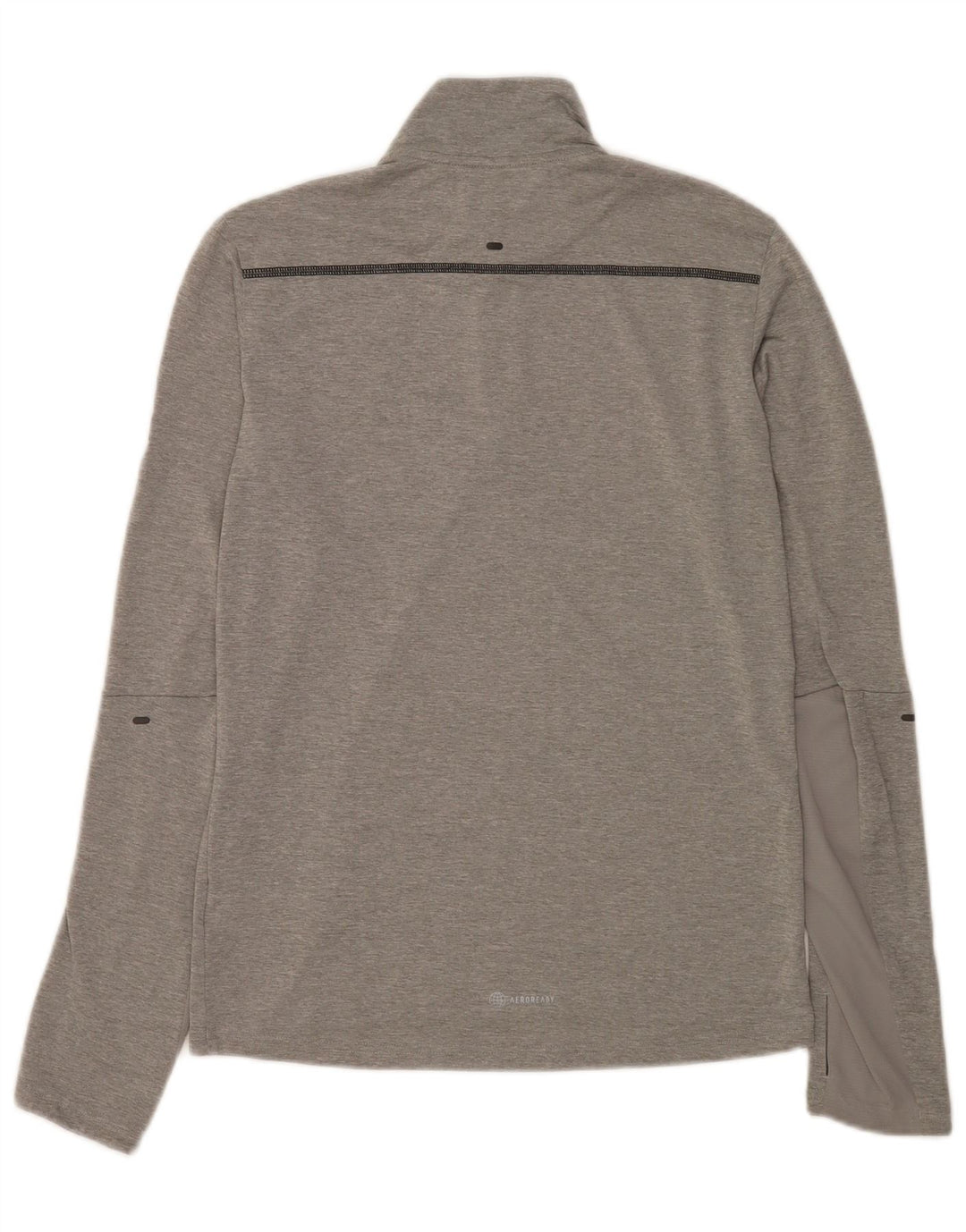 Adidas Uomo Aeroready Zip Collo Pullover Tuta Top XS Poliestere Grigio