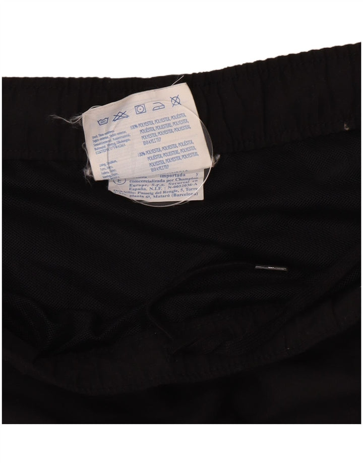 Pantaloncini sportivi da uomo Champion grandi in poliestere nero