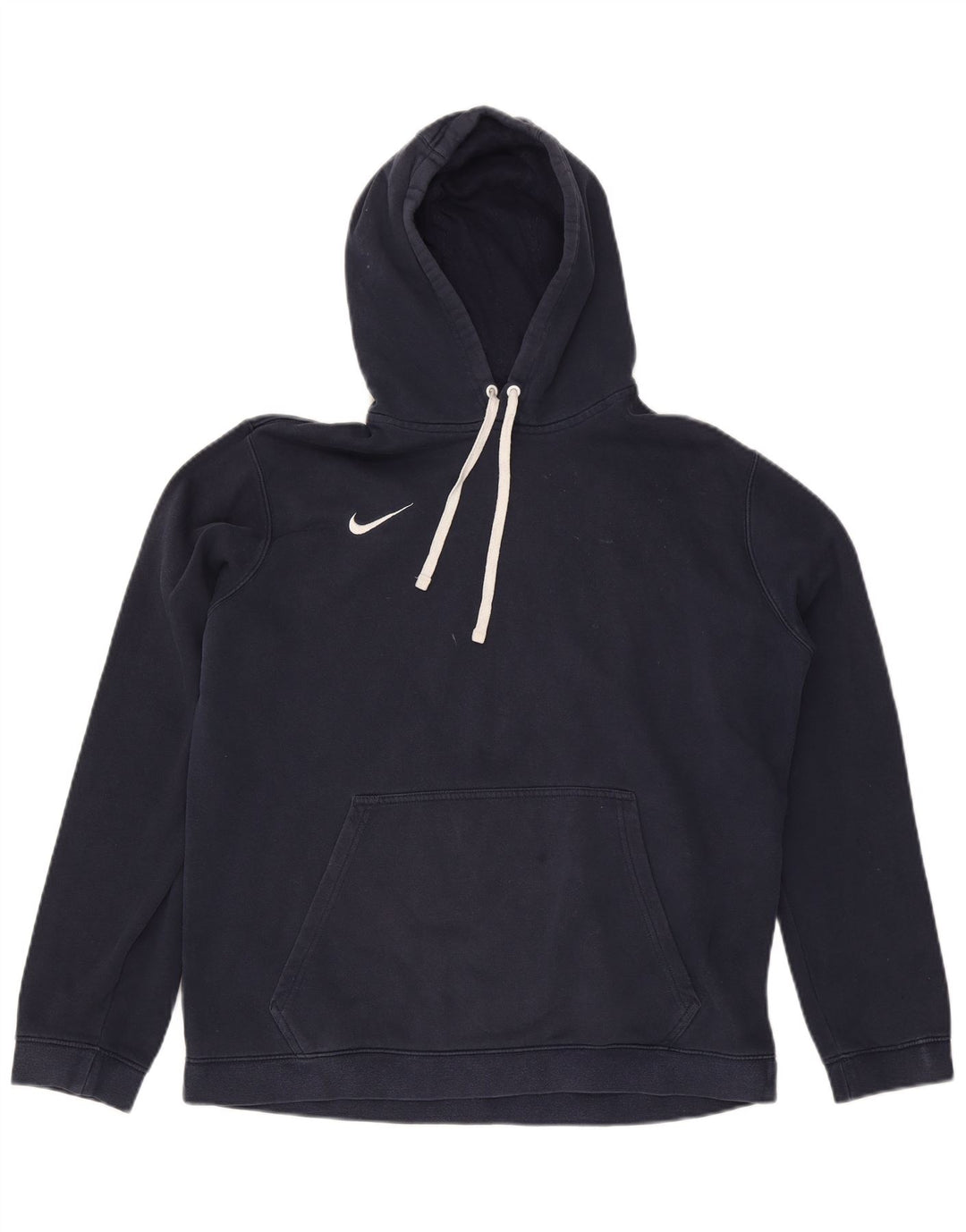 Felpa con cappuccio da uomo Nike Large in cotone blu navy