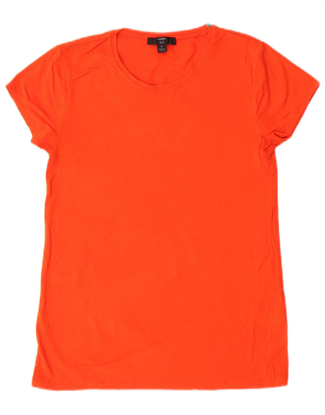 J. CREW T-shirt 365 da donna Top UK 10 Small Orange Modal