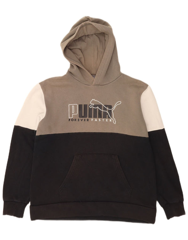 Felpa con cappuccio grafica da ragazzo Puma 15-16 anni multicolore Colourblock