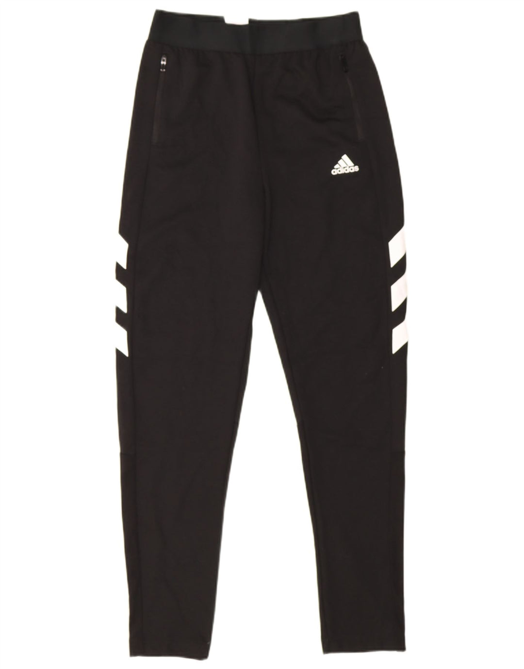 Pantaloni della tuta da ragazzo Adidas 13-14 anni in poliestere nero