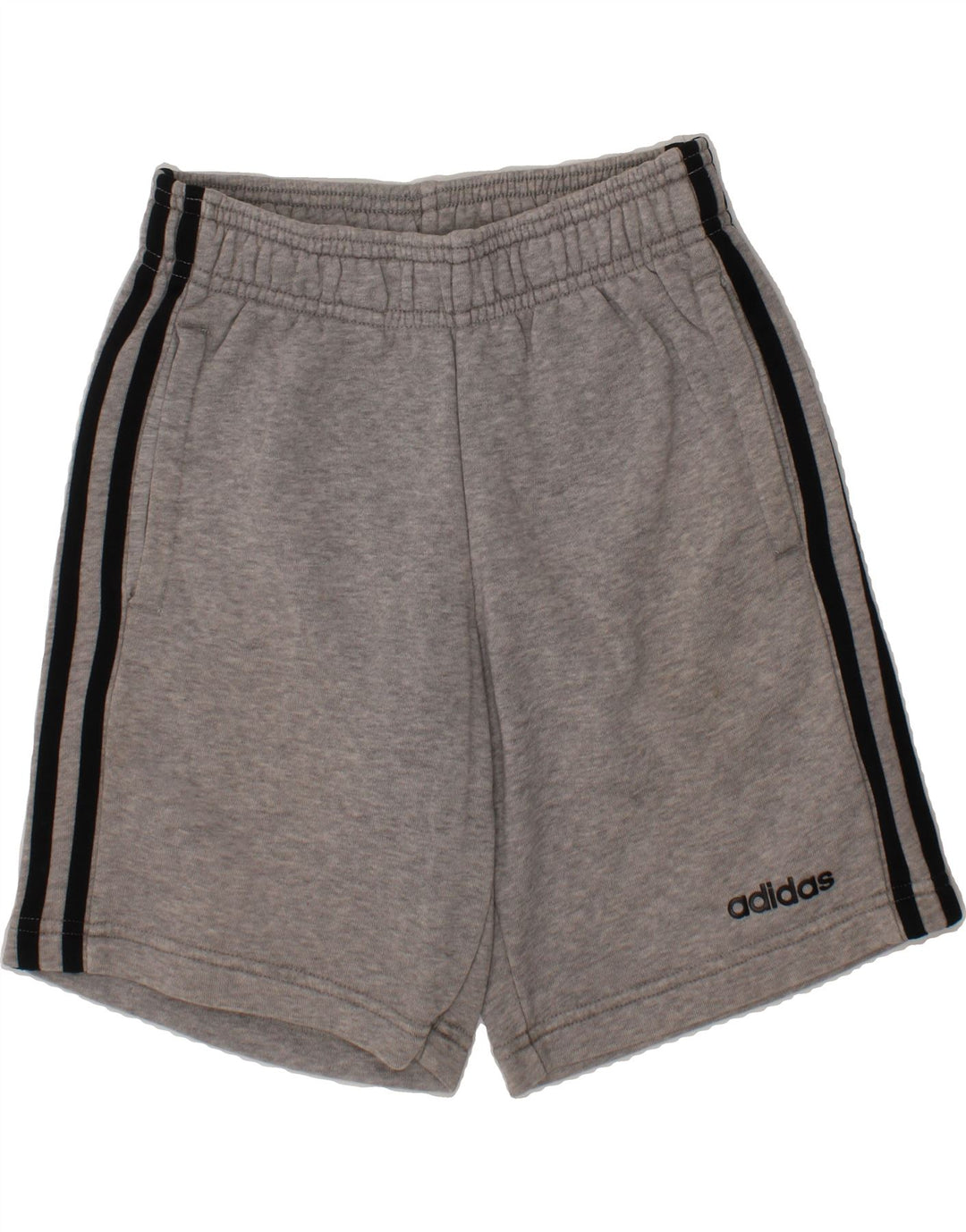 ADIDAS Boys Sport Shorts 9-10 Years  Grey Cotton Vintage Adidas and Second-Hand Adidas from Messina Hembry 