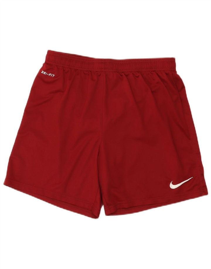NIKE Pantaloncini sportivi Dri Fit da uomo in poliestere bordeaux medio