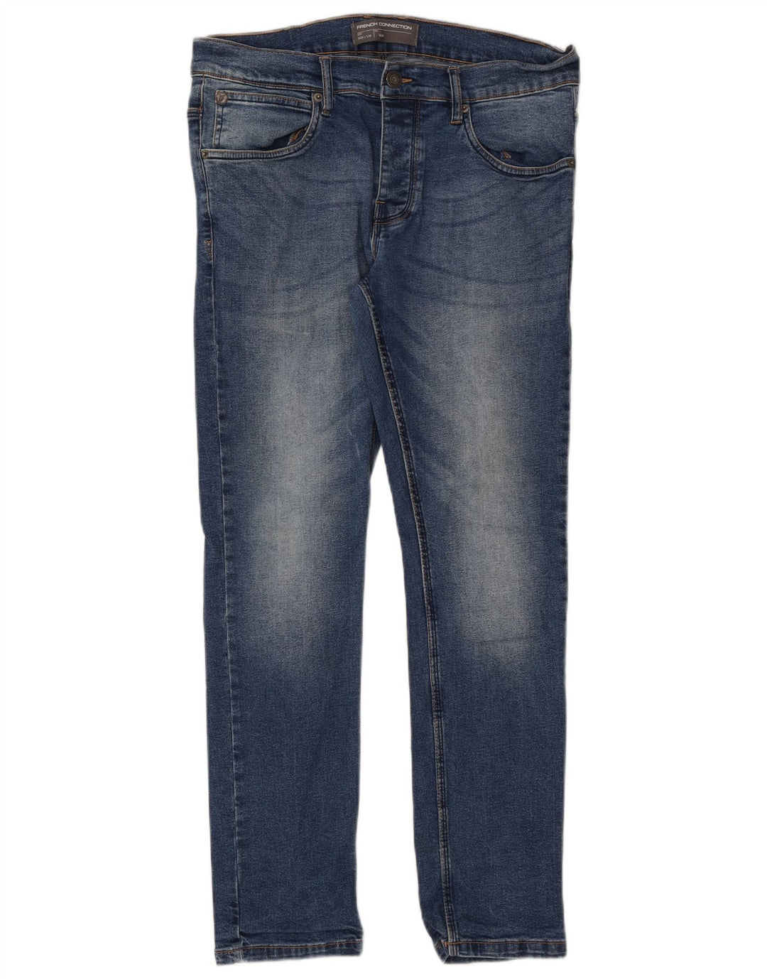 FRENCH CONNECTION Jeans slim da uomo W34 L30 cotone blu