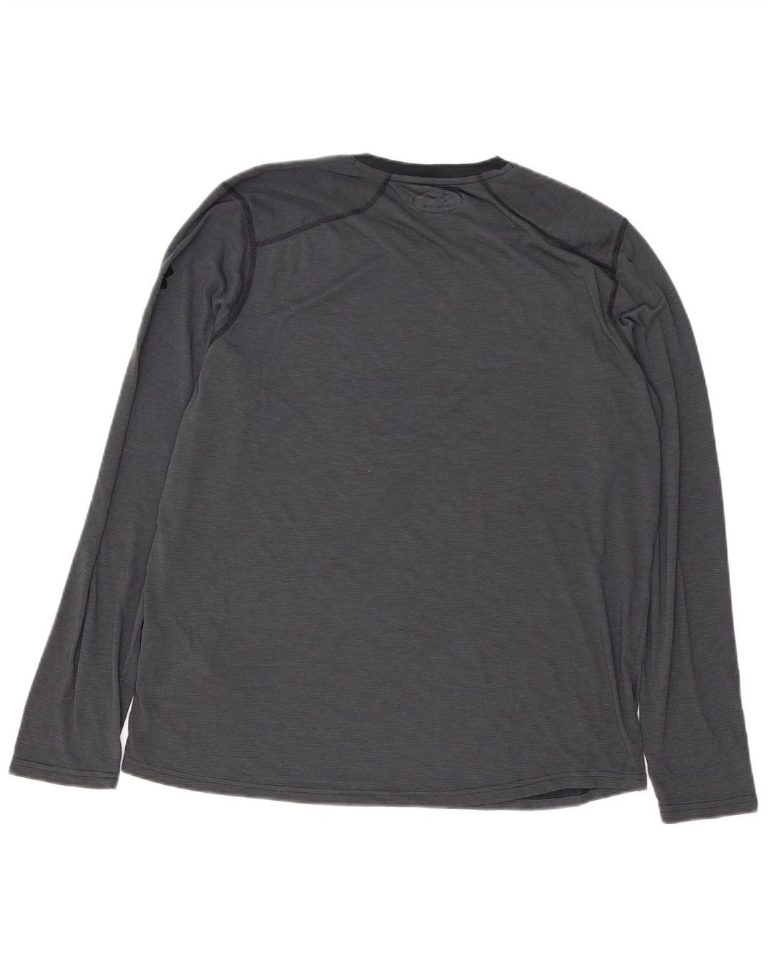 UNDER ARMOUR Maglia termica da uomo a maniche lunghe grande in poliestere grigio