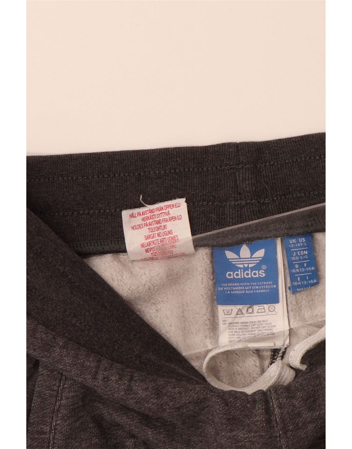 Pantaloni da tuta ADIDAS da ragazzo Joggers 13-14 anni Colorblock grigio