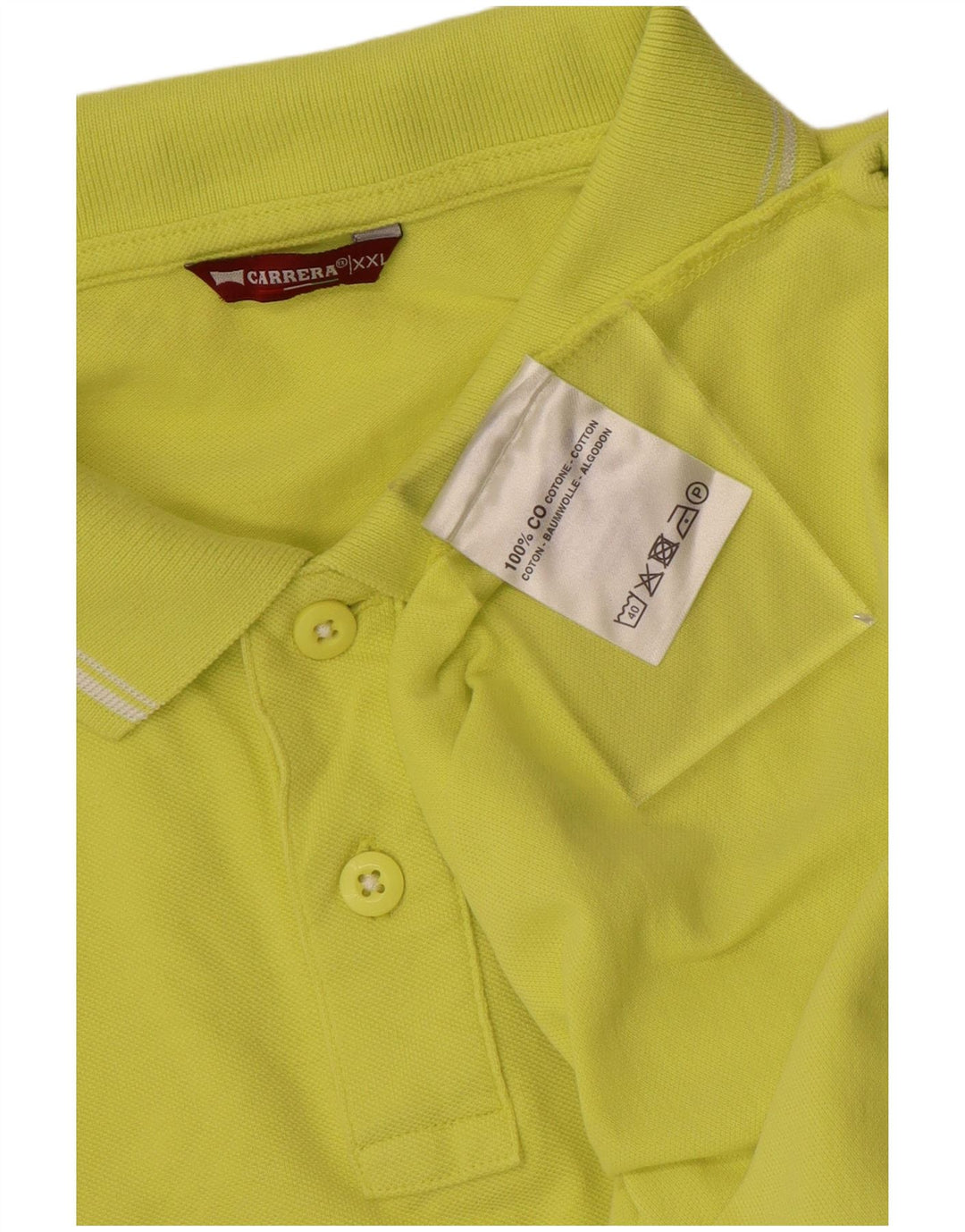 Polo Uomo CARRERA 2XL Cotone Giallo