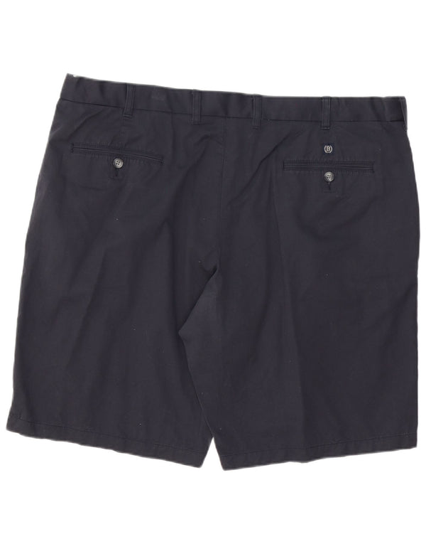Pantaloncini chino da uomo Marks & Spencer W44 2XL cotone blu navy